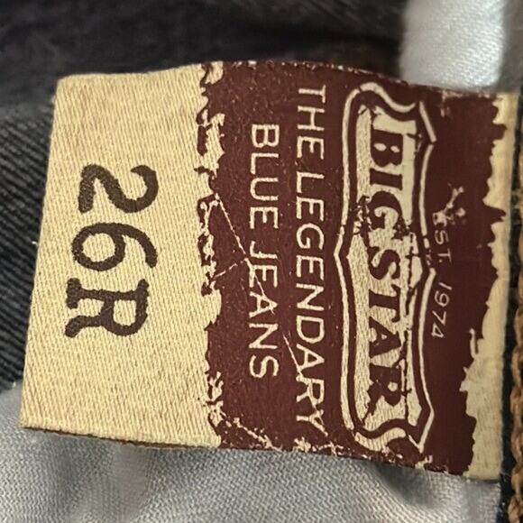 Big Star Jeans Womens 26 Blue Bootcut Remy Western Cowgirl Embroidered Stretch - Picture 9 of 12